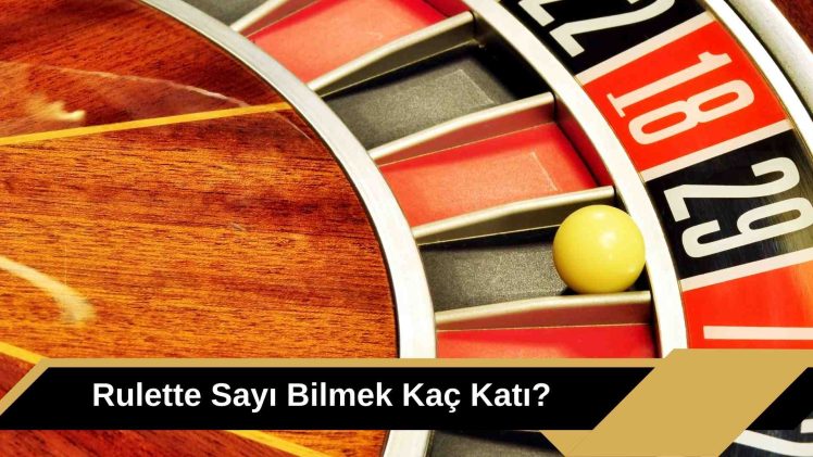 Rulette Sayı Bilmek Kaç Katı